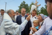 Митрополит Киевский Онуфрий возглавил крестный ход в Иосафатову долину в Винницкой епархии