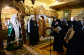 Vizita Patriarhului la Mitropolia de Sankt-Petersburg. Vizitarea metocului Lintulskiy al mănăstirii „Sfinții Constantin și Elena”