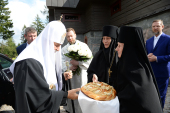 Sanctitatea Sa Patriarhul Chiril a sfințit biserica „Sfânta Treime” a metocului Lintulskiy al mănăstirii „Sfinții Constantin și Elena” a Eparhiei de Sank-Petersburg