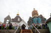 Vizita Patriarhului la Mitropolia de Sankt-Petersburg. Vizitarea catedralei în construcție „Adormirea Preasfintei Născătoare de Dumnezeu” din Vyborg