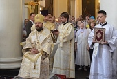 La Moscova a fost marcată cu rugăciuni aniversarea a 30 de ani de la hirotonia întru iereu a președintelui Departamentului pentru relațiile externe bisericești mitropolitul de Volokolamsk Ilarion