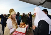 Sanctitatea Sa Patriarhul Chiril a sosit la Solovki