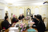 Святейший Патриарх Кирилл встретился с Государственным секретарем Святого Престола