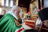 Vizita Patriarhului la Mitropolia de Kurgan. Aflarea la mănăstirea „Acoperământul Maicii Domnului” a Cuviosului Dalmat