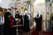 Vizita Patriarhului la Mitropolia de Kurgan. Vizitarea bisericii „Arătarea Domului” din Kurgan