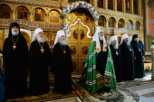 Întâistătătorul Bisericii Ortodoxe Ruse a săvârșit Dumnezeiasca Liturghie în catedrala „Sfântul Alexandru Nevski” din Kurgan