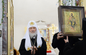 Sanctitatea Sa Patriarhul Chiril a vizitat biserica „Arătarea Domului” din Kurgan