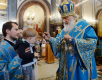 Slujirea Patriarhului în ajunul sărbătorii Nașterii Preasfintei Născătoare de Dumnezeu în catedrala „Hristos Mântuitorul”, or. Moscova