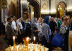Патриаршее служение в канун праздника Успения Пресвятой Богородицы в Храме Христа Спасителя в Москве