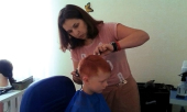 В Шахтинской епархии открыли благотворительную парикмахерскую для многодетных