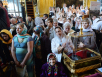 Патриарший визит в Смоленскую митрополию. Литургия в Успенском соборе Смоленска