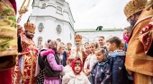 Блаженнейший митрополит Онуфрий возглавил престольные торжества во Флоровском монастыре г. Киева