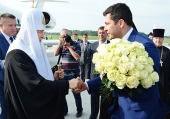 Sanctitatea Sa Patriarhul Chiril a sosit la Kaliningrad
