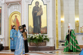 Sanctitatea Sa Patriarhul Chiril a săvârșit Dumnezeiasca Liturghie în catedrala episcopală „Hristos Mântuitorul” din Kaliningrad