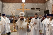 La cea de-a 13-a aniversare de la actul terorist în incinta școlii nr. 1 din orașul Beslan a fost săvârșită Dumnezeiasca Liturghie