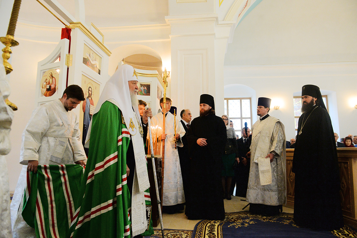 Inaugurarea plăcii comemorative la mănăstirea Novospasskiy cu prilejul aniversării a 460 de ani de la intrarea popoarelor Kabardino-Balkariei în componența Rusiei