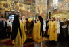Slujirea Patriarhului de ziua pomenirii Sfântului Ierarh al Moscovei Petru în catedrala „Adormirea Maicii Domnului” din Kremlin, or. Moscova