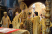 Патриаршее служение в день памяти святителя Московского Петра в Успенском соборе Московского Кремля