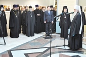 В Храме Христа Спасителя в Москве открылась выставка «История Православия Эстонии в фотографиях»