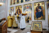 Патриаршее служение в Неделю 14-ю по Пятидесятнице в Покровском Хотькове монастыре
