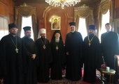 A avut loc întâlnirea mitropolitului de Volokolamsk Ilarion cu Sanctitatea Sa Patriarhul Constantinopolului Bartolomeu