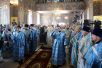 Патриарший визит в Новороссийскую епархию. Литургия в Успенском соборе Новороссийска