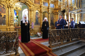 Святейший Патриарх Кирилл посетил Покровский кафедральный собор Астрахани