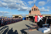 Vizita Patriarhului la Mitropolia de Astrahan. Vizitarea Corpului căzăcesc de cadeți în numele atamanului I.A. Biriukov