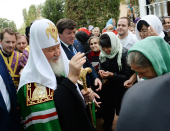 Святейший Патриарх Кирилл посетил Свято-Троицкий Никольский монастырь в Ташкенте