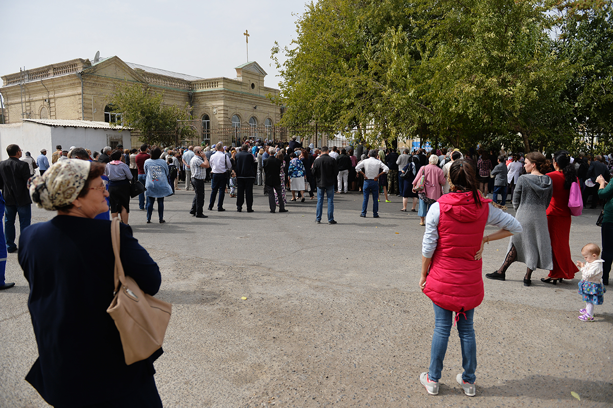Патриарший визит в Ташкентскую епархию. Посещение храма Архистратига Божия Михаила в Бухаре