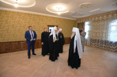 Патриарший визит в Ташкентскую епархию. Посещение Синодального административного центра в Ташкенте