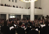 Corul Sinodal din Moscova ș-a prezentat programul concertistic la Centrul rus duhovnicesc-cultural din Paris