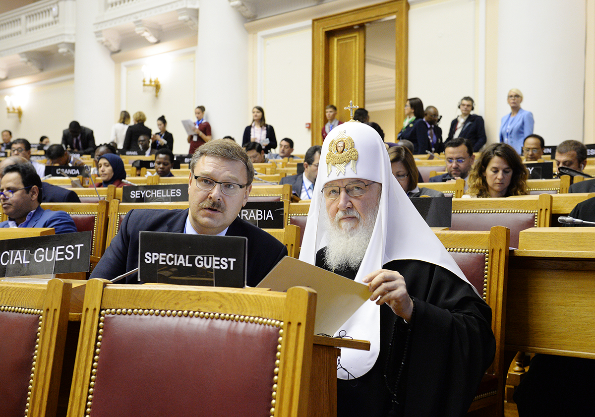 Патриарший визит в Санкт-Петербургскую митрополию. Выступление на 137-й Ассамблее Межпарламентского союза