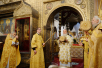 Патриаршее служение в день Первосвятителей Московских в Успенском соборе Московского Кремля