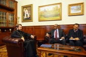 Митрополит Волоколамский Иларион встретился с главой эфиопской дипломатической миссии в России