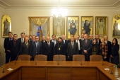 Președintele Departamentului pentru relațiile externe bisericești s-a întâlnit cu auditorii Cursurilor superioare diplomatice