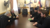 Președintele Departamentului Sinodal pentru interacțiunea cu Forțele Armate s-a întâlnit cu comandantul Flotei Mării Negre