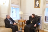 Președintele Departamentului pentru relațile externe bisericești s-a întâlnit cu ambasadorul Italiei în Rusia