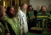 Mitropolitul de Astrahan Nicon a condus în Lavra „Sfânta Treime” a Cuviosului Serghie sărbătorirea zilei de pomenire a Sfântului Cuvios Nicon de Radonej