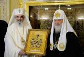 A avut loc întâlnirea Sanctității Sale Patriarhul Chiril cu Preafericitul Patriarh al României Daniel