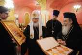 Состоялась встреча Святейшего Патриарха Кирилла с Блаженнейшим Патриархом Иерусалимским Феофилом
