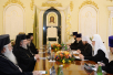 Зустріч Святішого Патріарха Кирила з Блаженнішим Архієпископом Нової Юстиніани і всього Кіпру Хризостомом