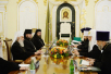 Întâlnirea Sanctității Sale Patriarhul Chiril cu Sanctitatea Sa Patriarhul Serbiei Irinei
