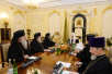 Întâlnirea Sanctității Sale Patriarhul Chiril cu delegația Bisericii Ortodoxe Georgiene