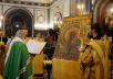 Slujirea Patriarhului de ziua pomenirii Sfântului Ierarh Nicolae Făcătorul de minuni în Catedrala „Hristos Mântuitorul” din Moscova