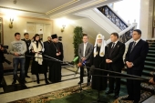 A avut loc întâlnirea Sanctității Sale Patriarhul Chiril cu A.V. Zaharcenko, L.I. Pasecinik și V.I. Medvedciuk