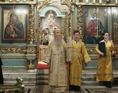 Патриарший наместник Московской епархии возглавил Литургию и молебен на новолетие в Новодевичьем монастыре