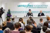 La Almaty a avut loc conferința de presă cu prilejul sărbătorii Nașterea Domnului oferită de șeful Districtului mitropolitan din Kazahstan