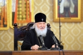 Sanctitatea Sa Patriarhul Chiril a felicitat echipajul Stației cosmice internaționale cu sărbătoarea Nașterea Domnului