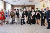 Патриарший экзарх всея Беларуси и министр здравоохранения Белоруссии посетили больных детей